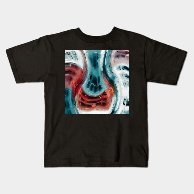 Glass Vase Kids T-Shirt by lukefranklinart